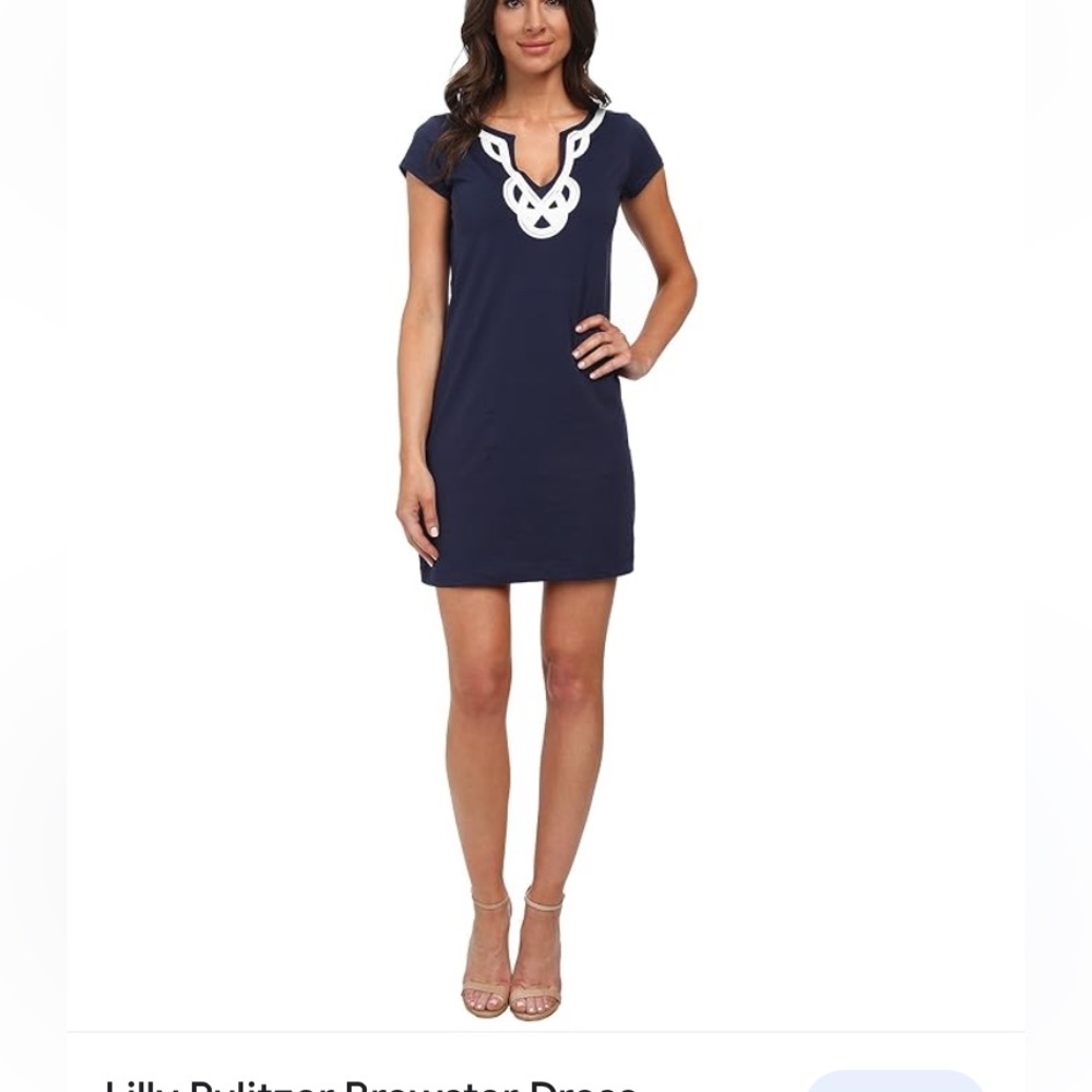 Lilly Pulitzer Brewster Dress navy 29061
